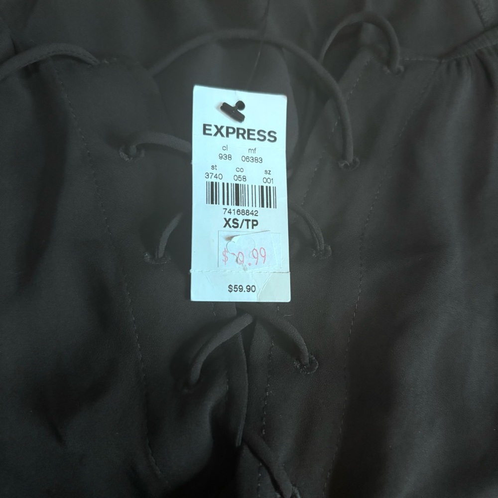 ❄️DONATING SOON! NWT Express black dress Sz XS - Picture 8 of 10